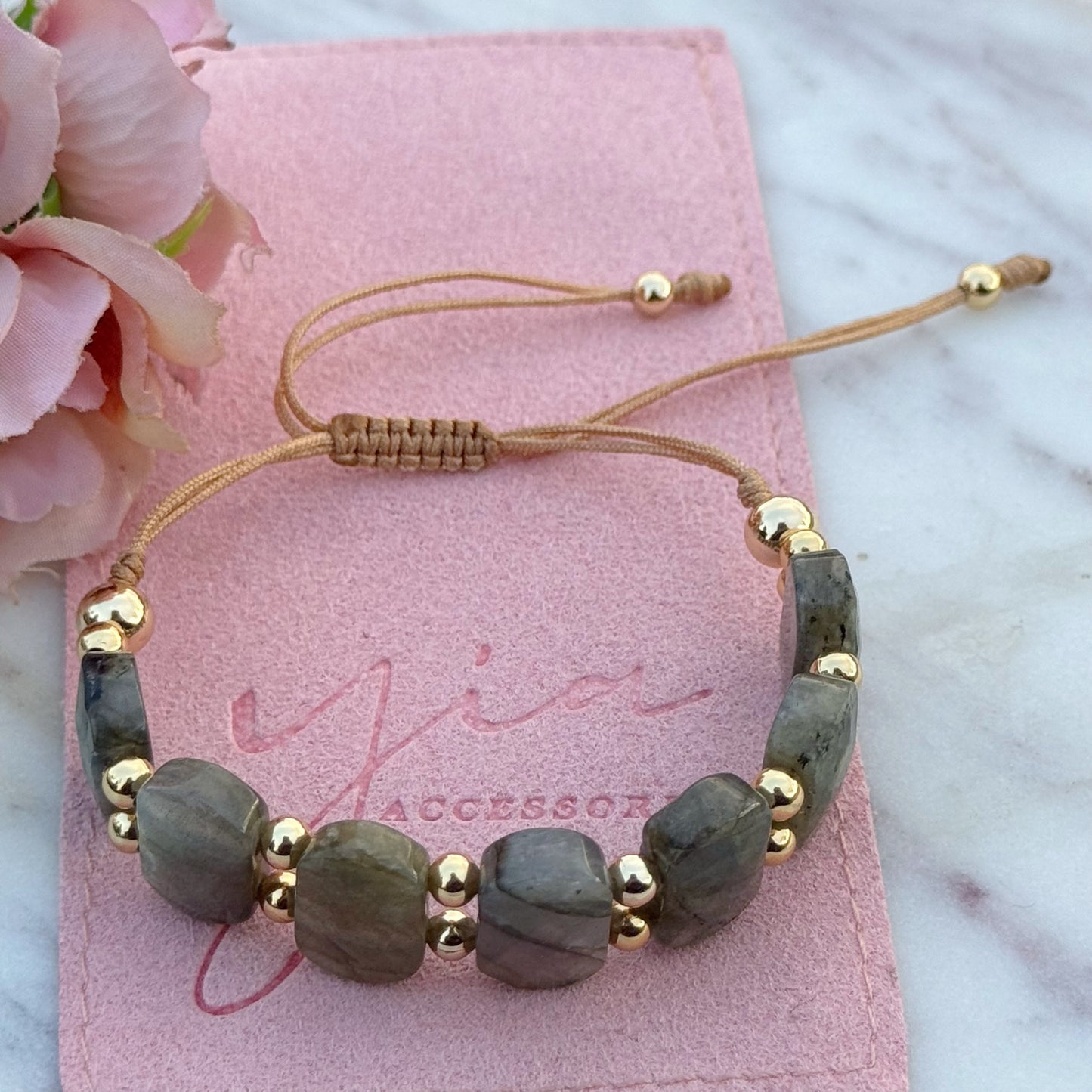 Natural Stone Bracelet (CLICK FOR MORE STONE COLORS)