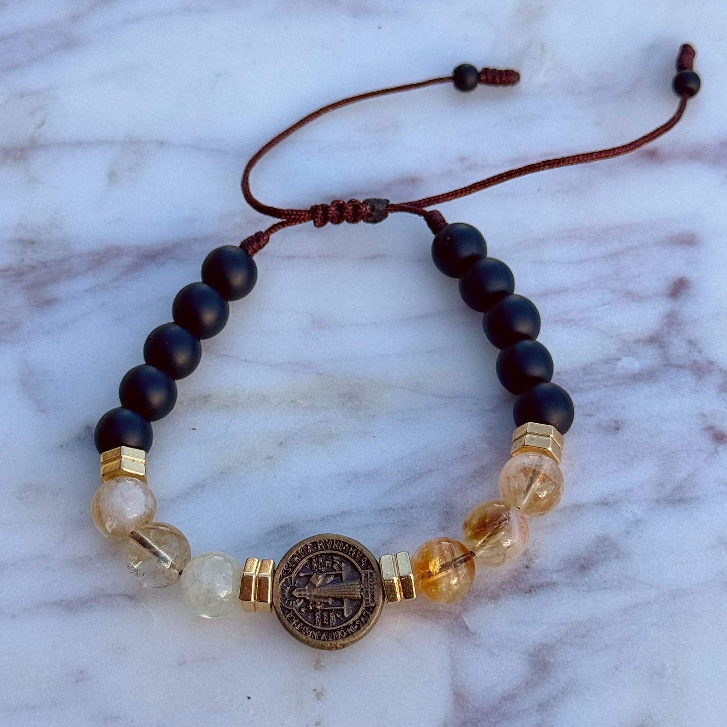 Mens Citrine - Abundance San Benito Bracelet