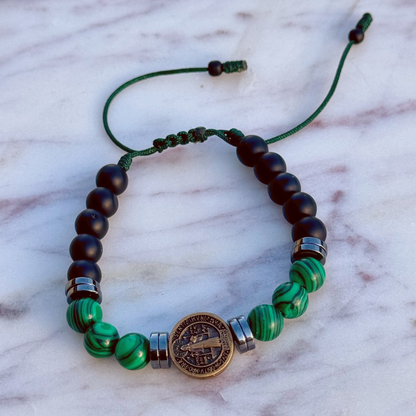 Mens San Benito Malachite bracelet