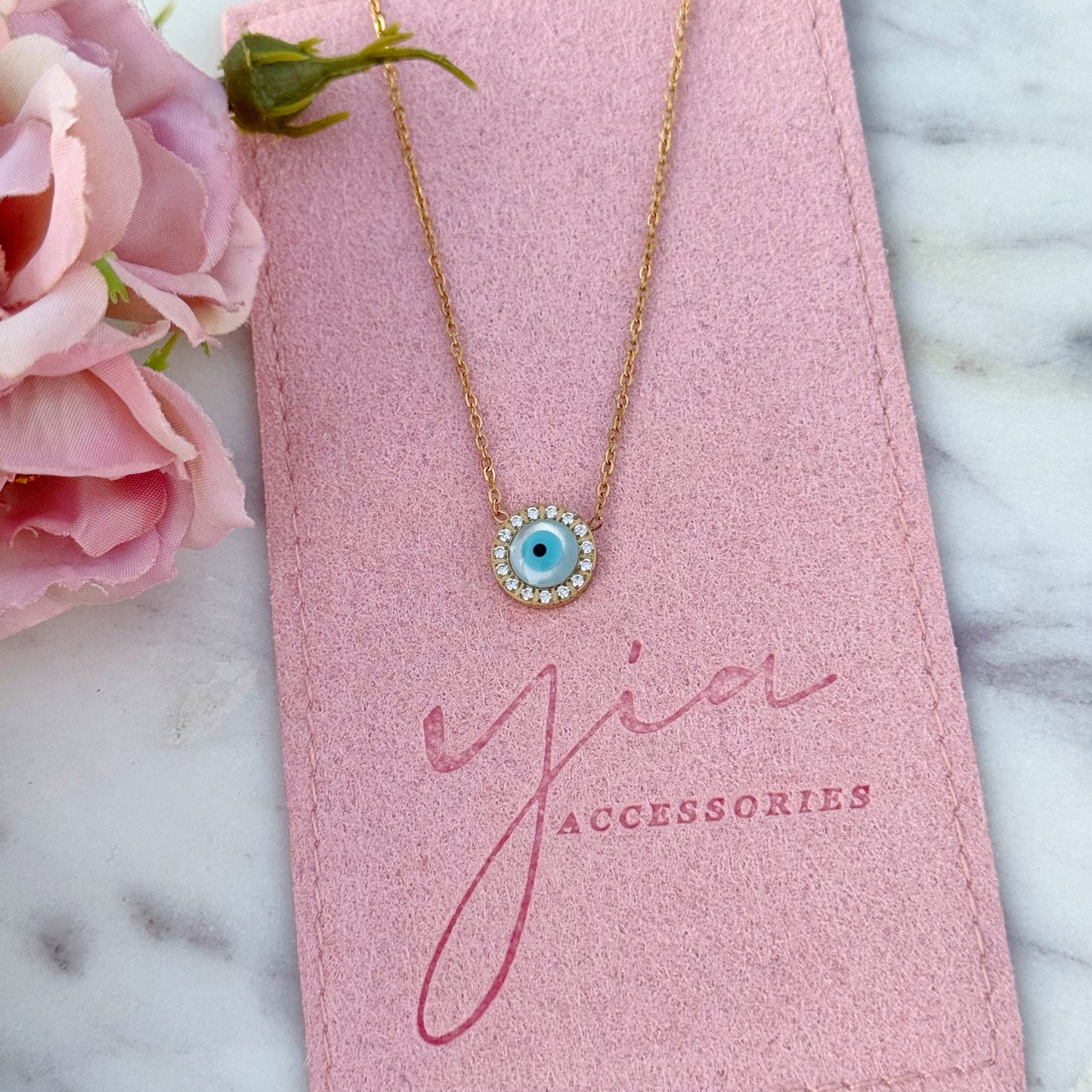 Dainty Evil Eye Necklace
