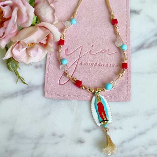 Virgencita Tassel Necklace