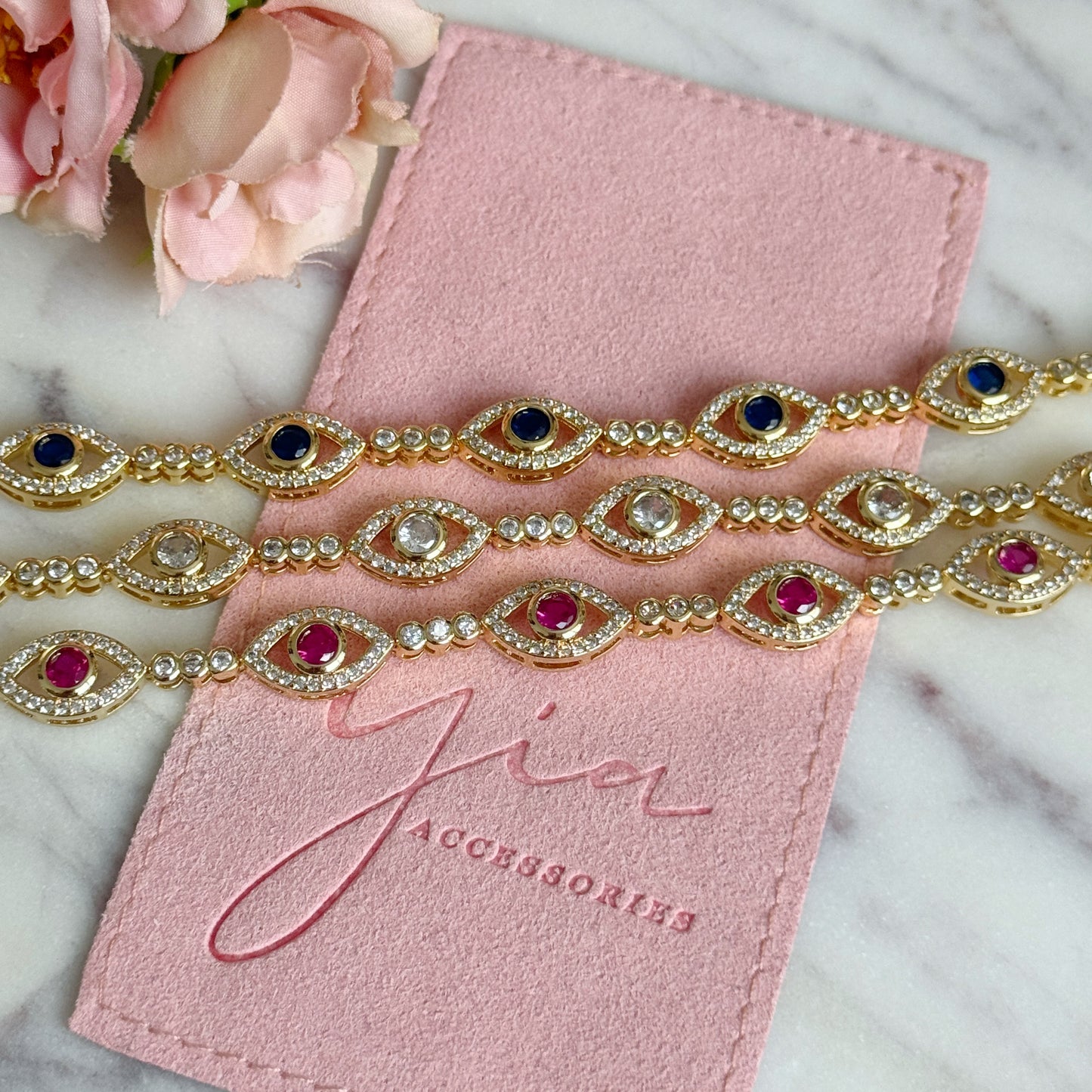 CZ Evil Eye Bracelet