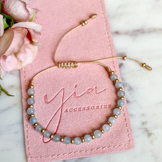 Serenidad Infinita - Aquamarine Bracelet