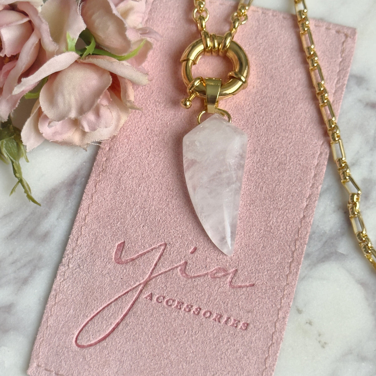 Colmillo Natural Stone Necklace
