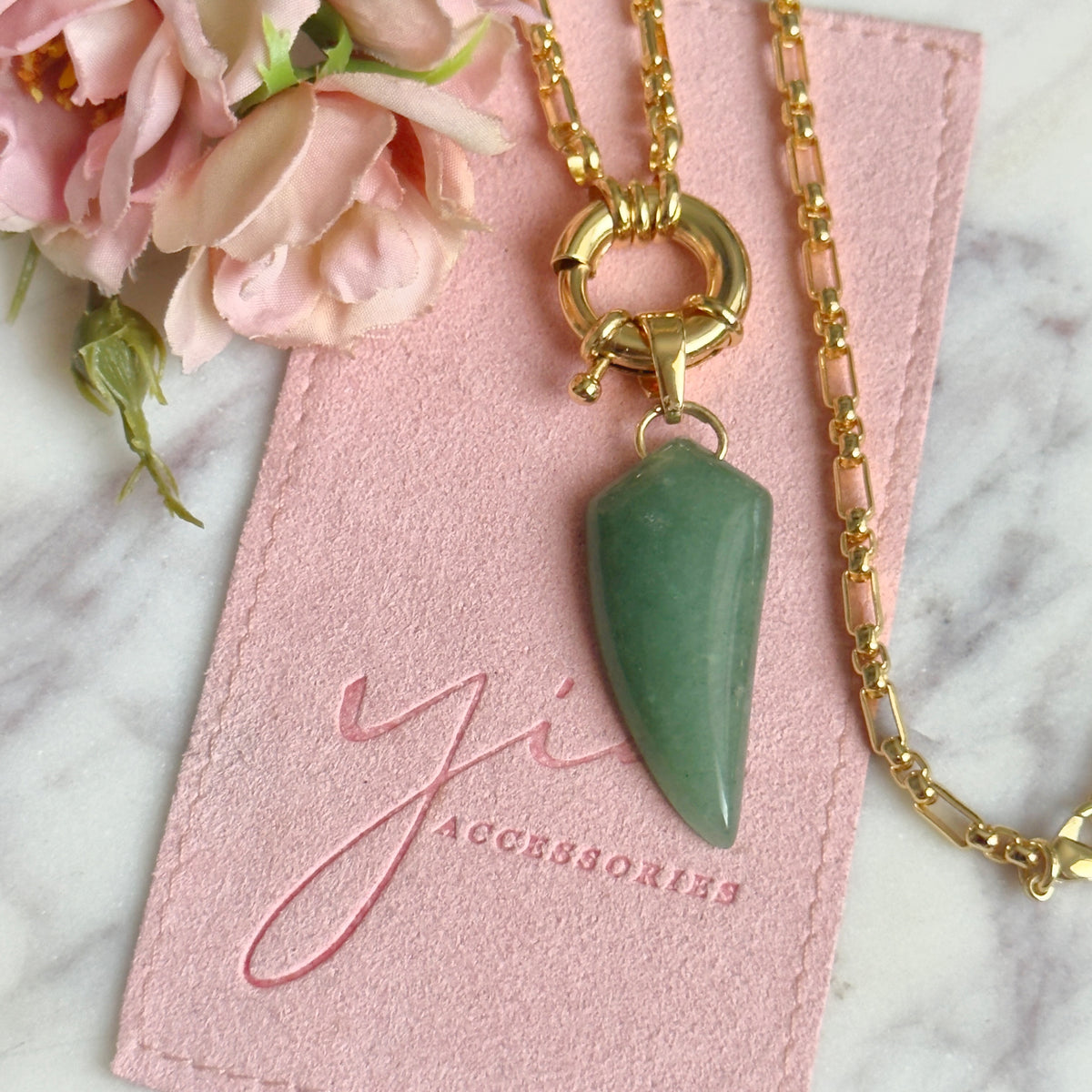 Colmillo Natural Stone Necklace