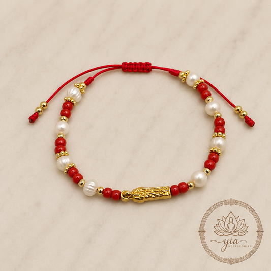 San Judas pearl bracelet