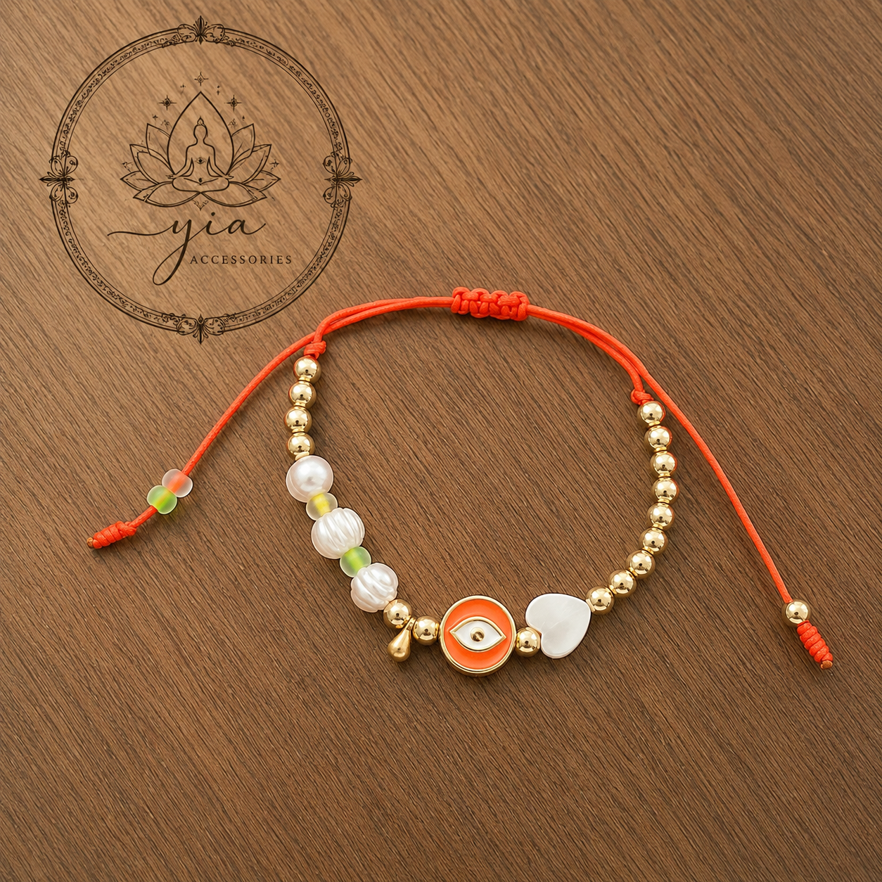Evil Eye Pearl bracelet