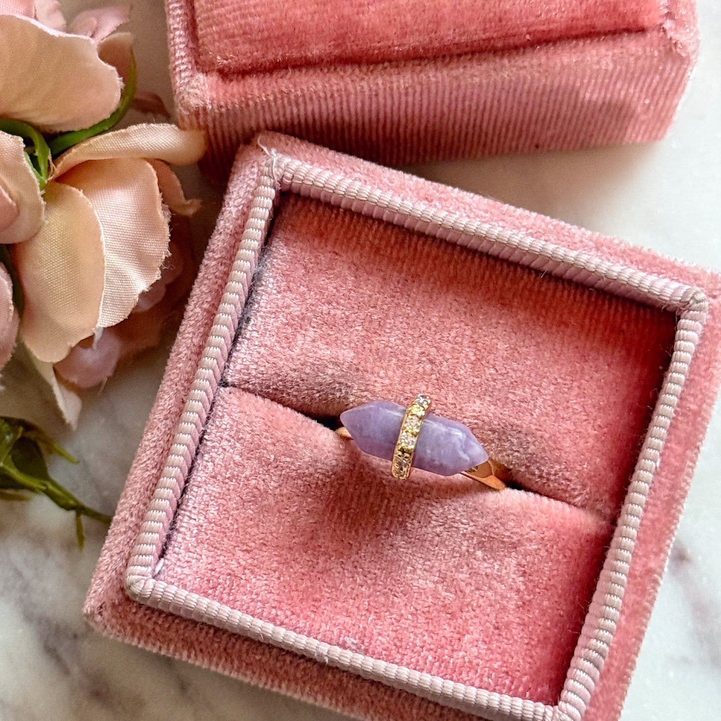 Amethyst Point Ring