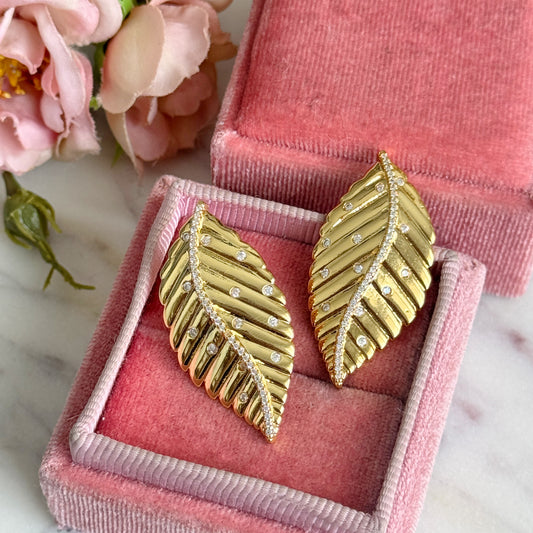 Leaf Drop Earrings