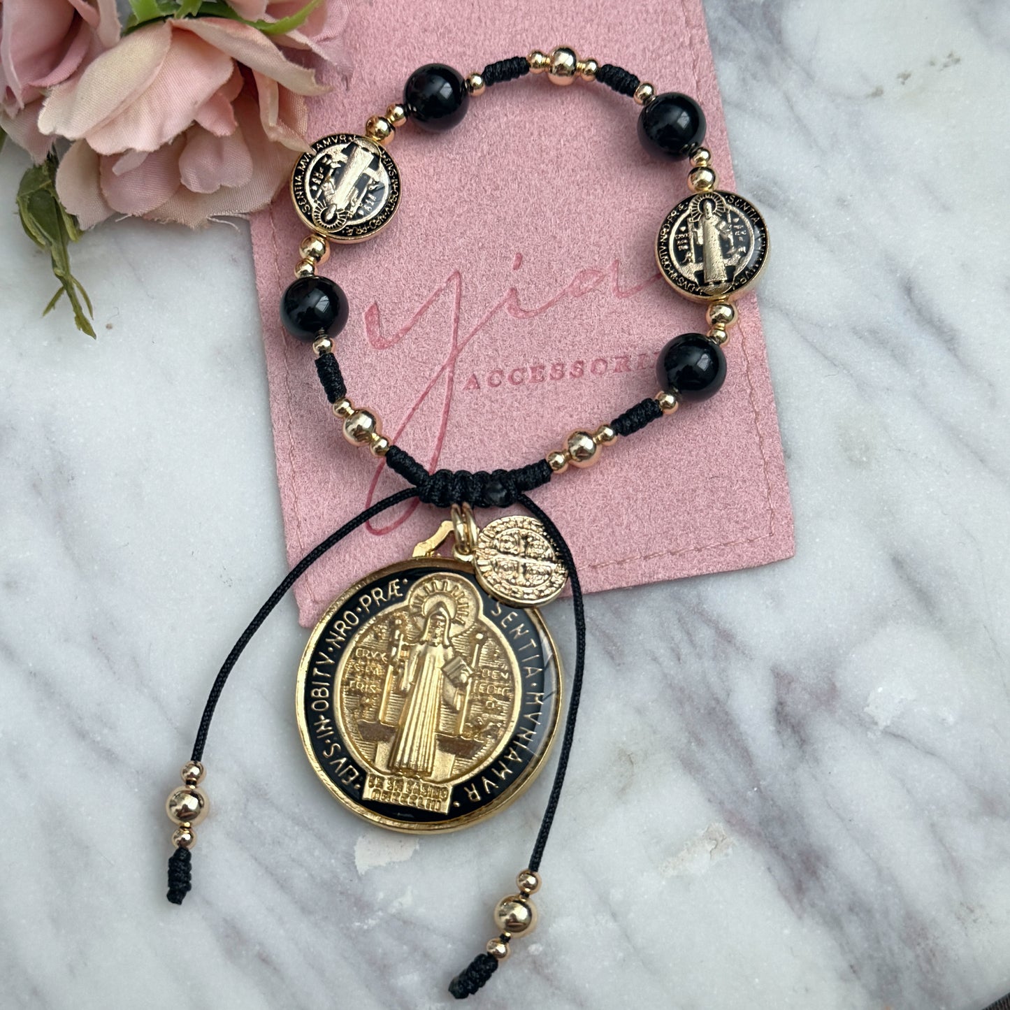 Tourmaline San Benito Medal Bracelet