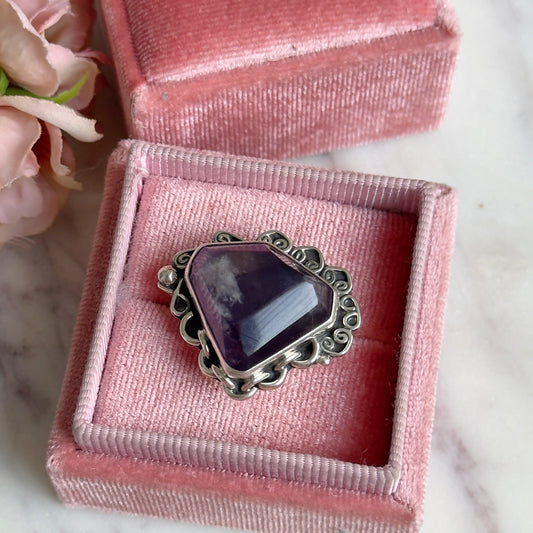 925 Silver Ring- Amethyst