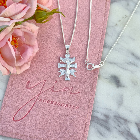 Plata 925 - Cruz de Caravaca Necklace