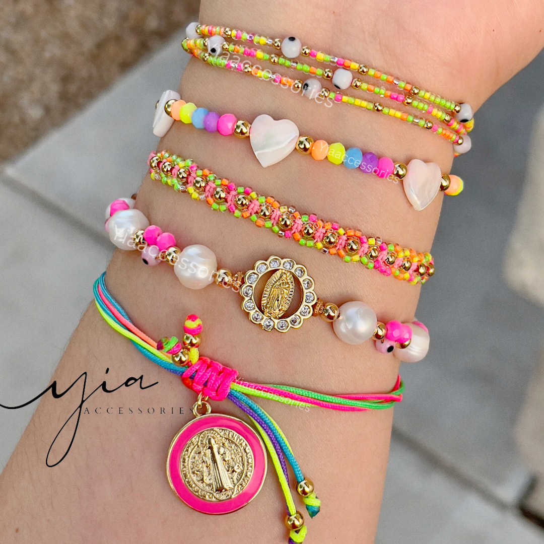 Neon Color bracelet set