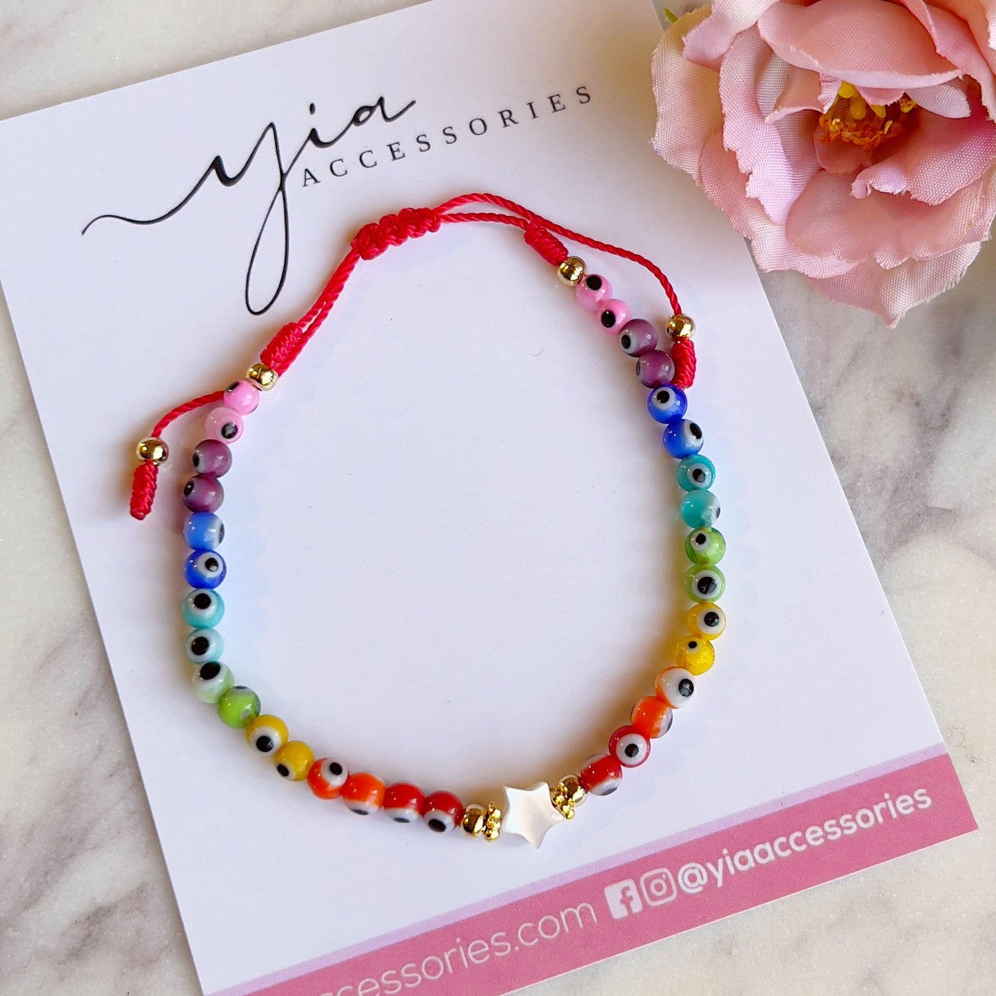 Shell Star Multicolor Evil Eyes