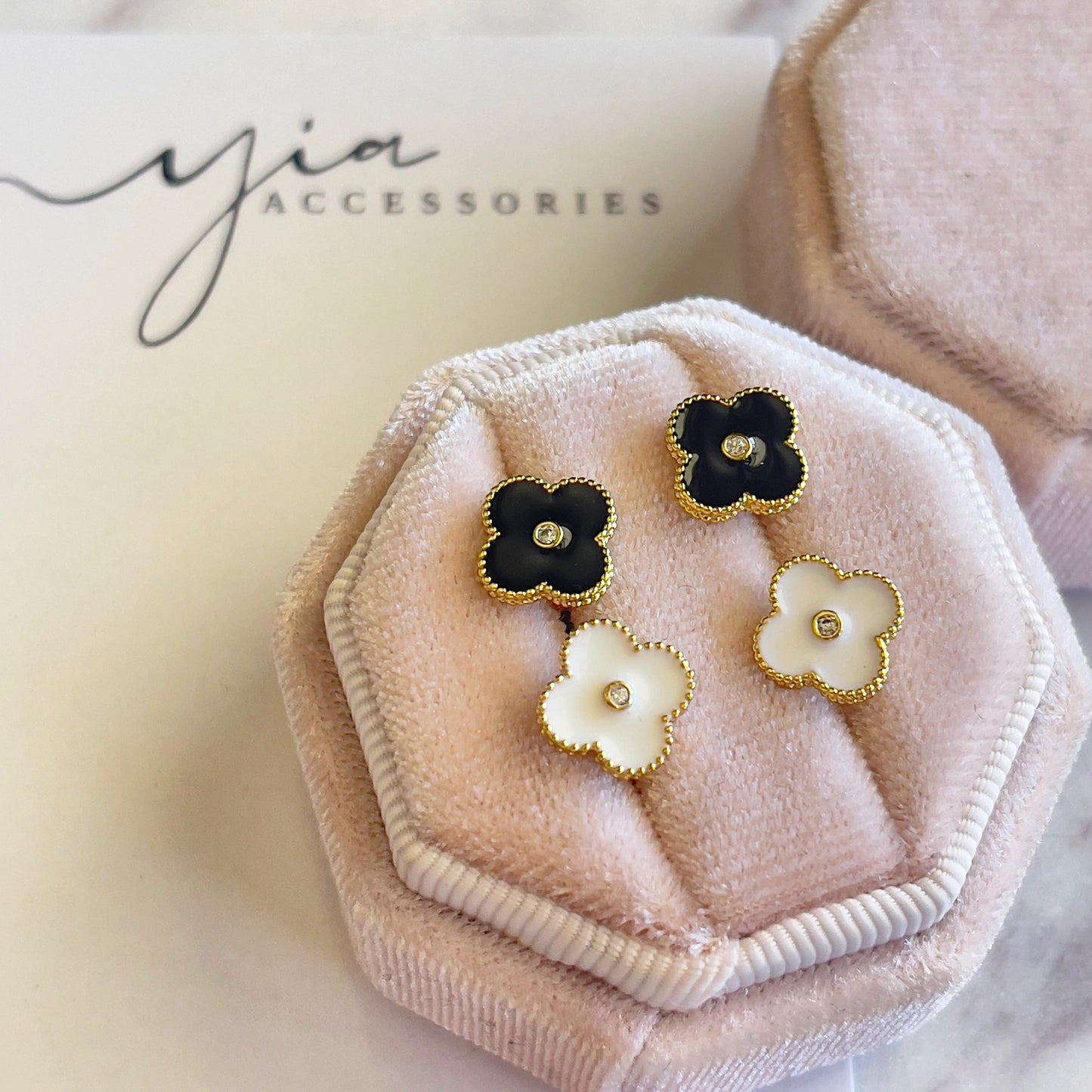 Four Leaf Clover Stud Earrings