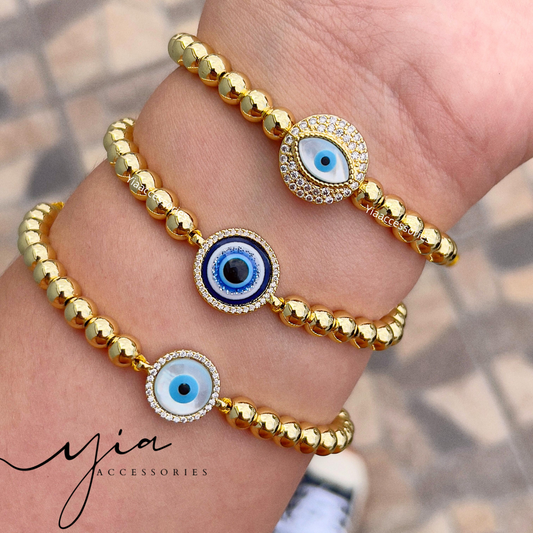 Chunky Evil Eye bracelet (choose one)