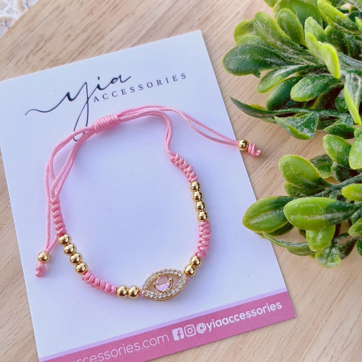 Mini CZ Evil Eye bracelet