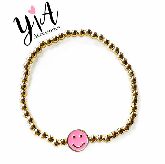 Gold plated Smiley Face