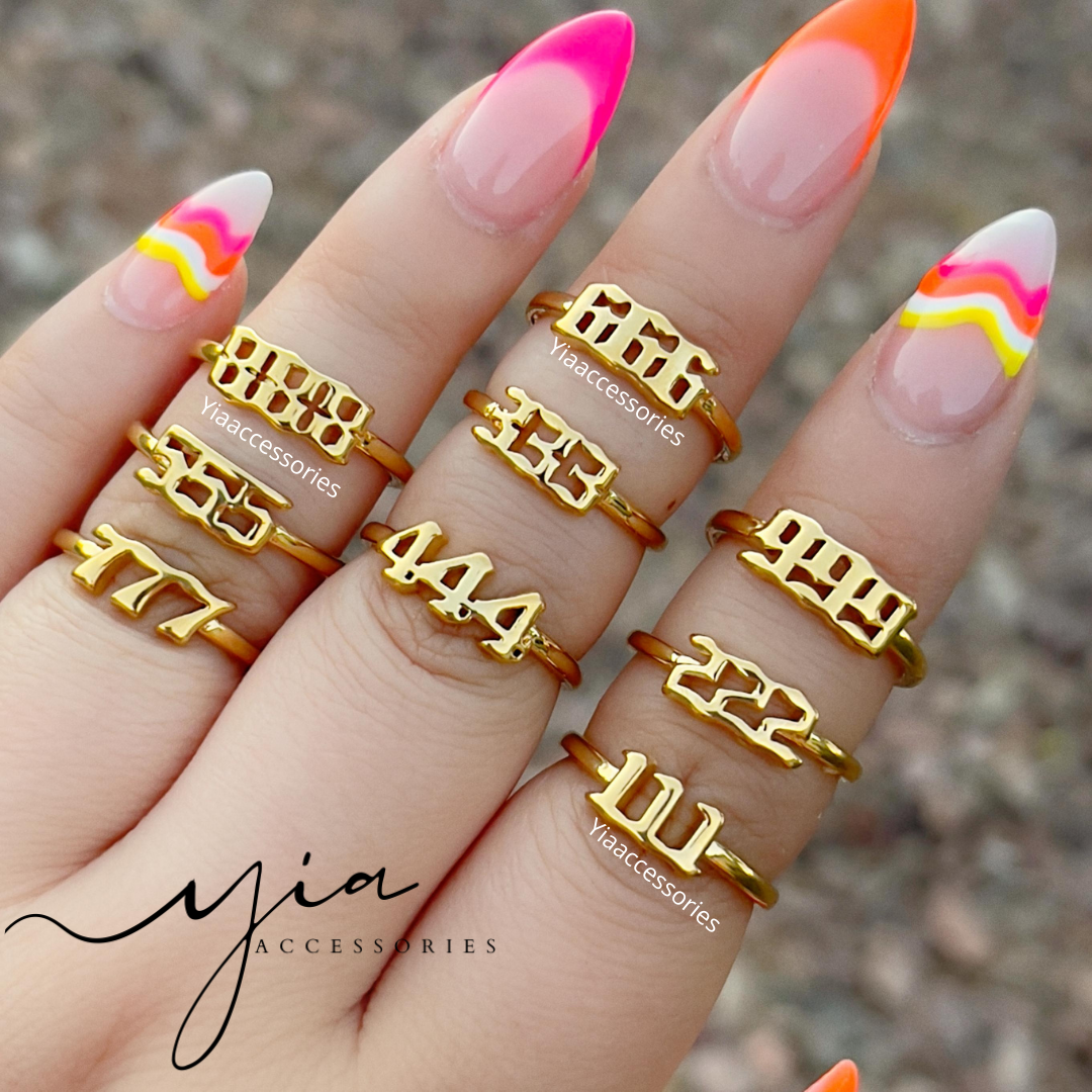 Number Ring Angel Number Ring – Yia Accessories