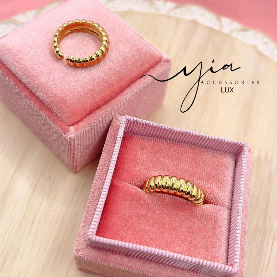 Gold filled Croissant Ring