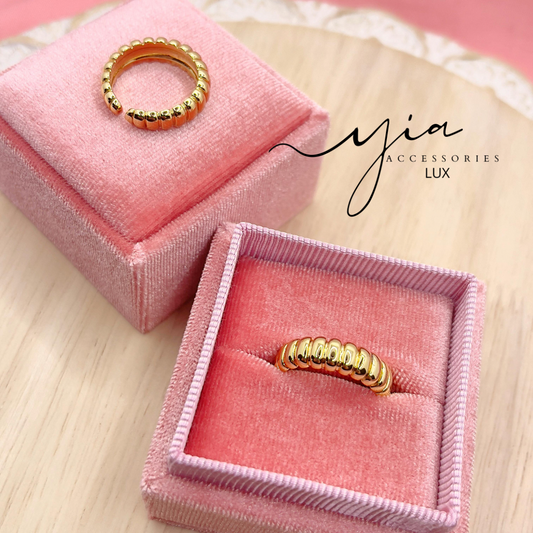 Gold filled Croissant Ring