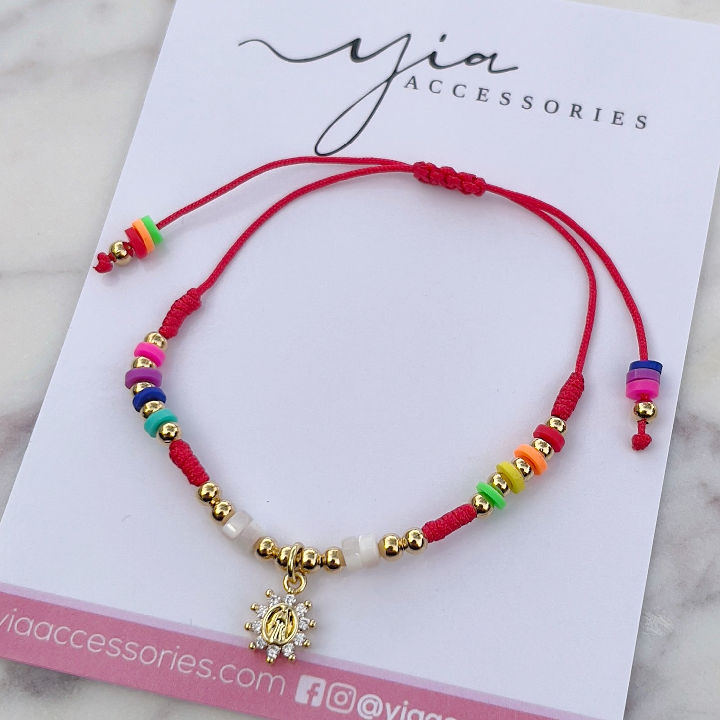 Mini Virgencita Multicolor bracelet