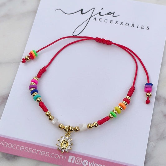 Mini Virgencita Multicolor bracelet