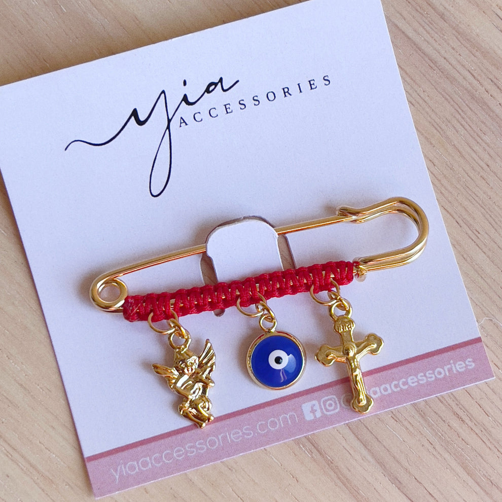 Pregnancy Brooch Cross & Guardian Angel Yia Accessories