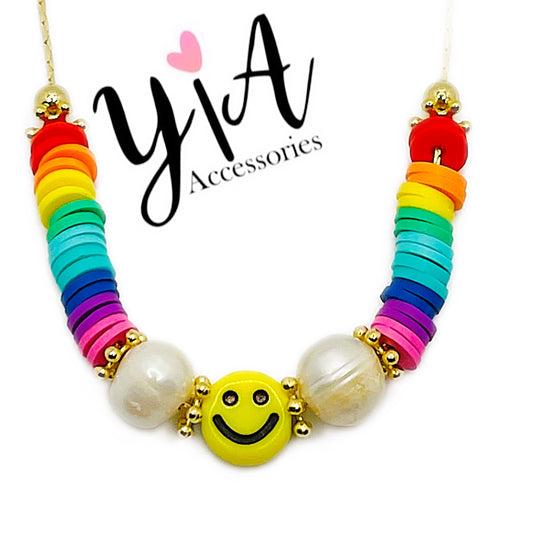 Collar Happy Face colores