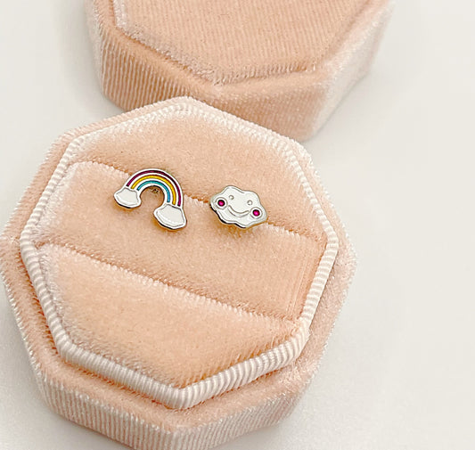 Sterling Silver- Fun Studs Earrings