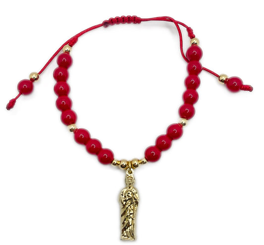 Saint Jude red bracelet